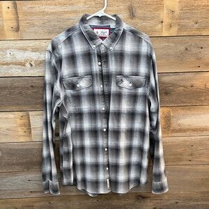 Original Penguin Men's Monochrome Plaid Shirt